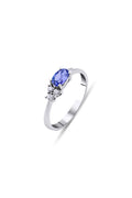 0,50 Karat Tanzanite Pırlanta Yüzük