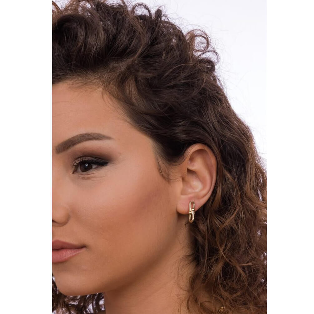 Tiffany 14 Ayar Altın Küpe